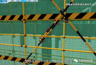 懸挑腳手架搭設安全標準化做法演示（3D精品動畫解說）